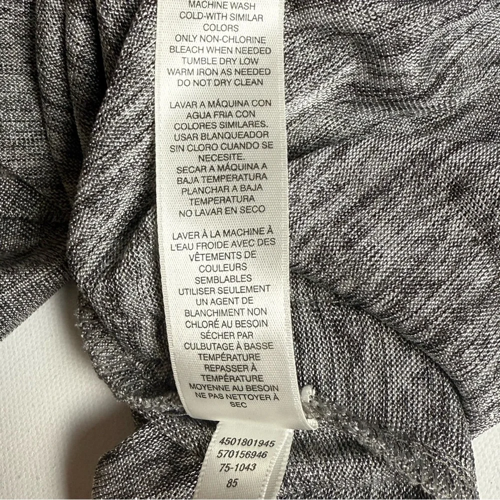 White House Black Market Heather Gray ruched‎ Dress size small - Picture 8 of 8